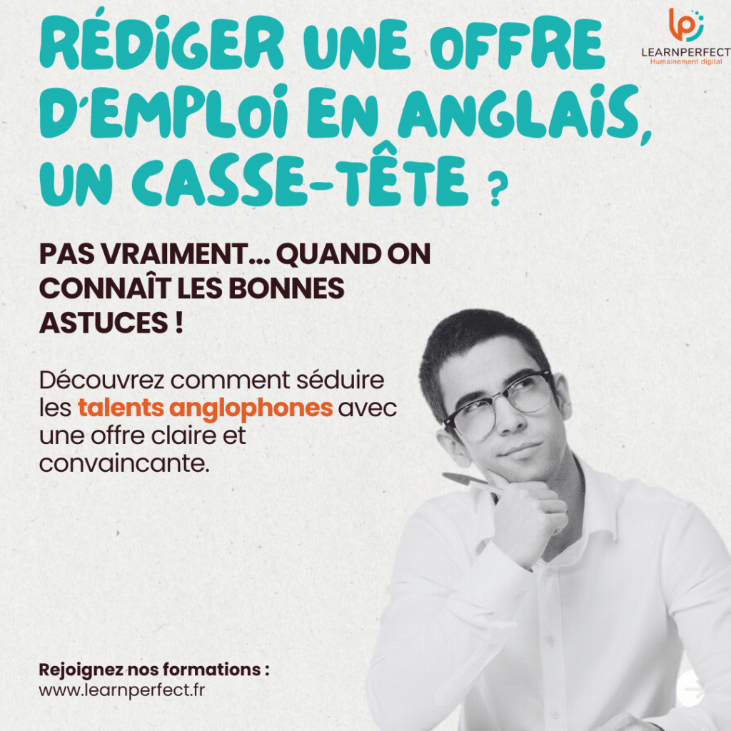 Rédiger une offre d'emploi en anglais