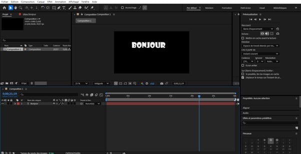 Pourquoi after effects