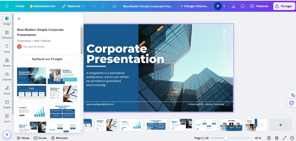 interface canva