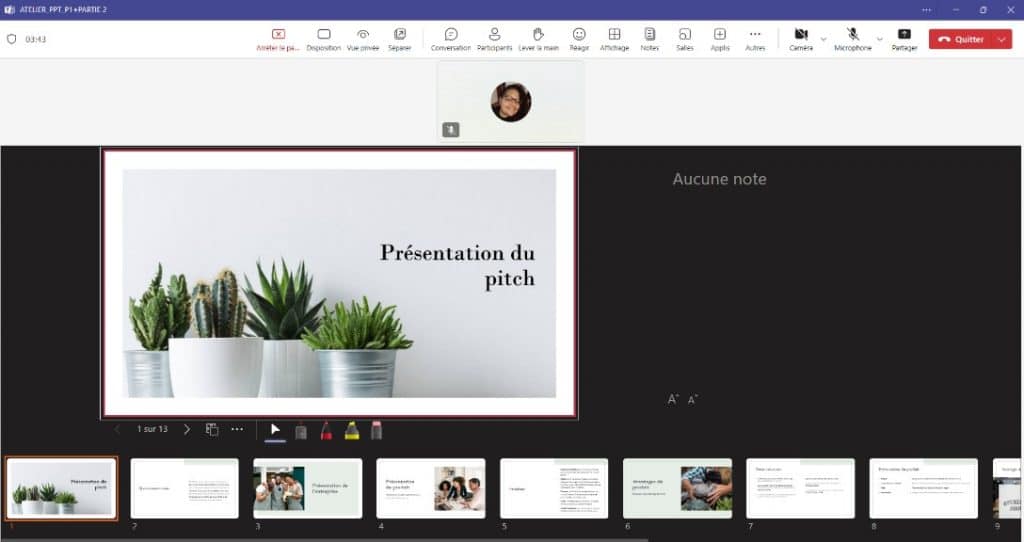 Accéder a PowerPoint Live